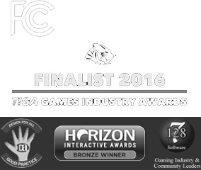 FCC Chairman's Award for Advancement in Accessibility, finalist 2016 tiga games industry awards, and DFA foundation best practice award, Horizon Interactive Bronze Winner, 7-128 industry & community leader